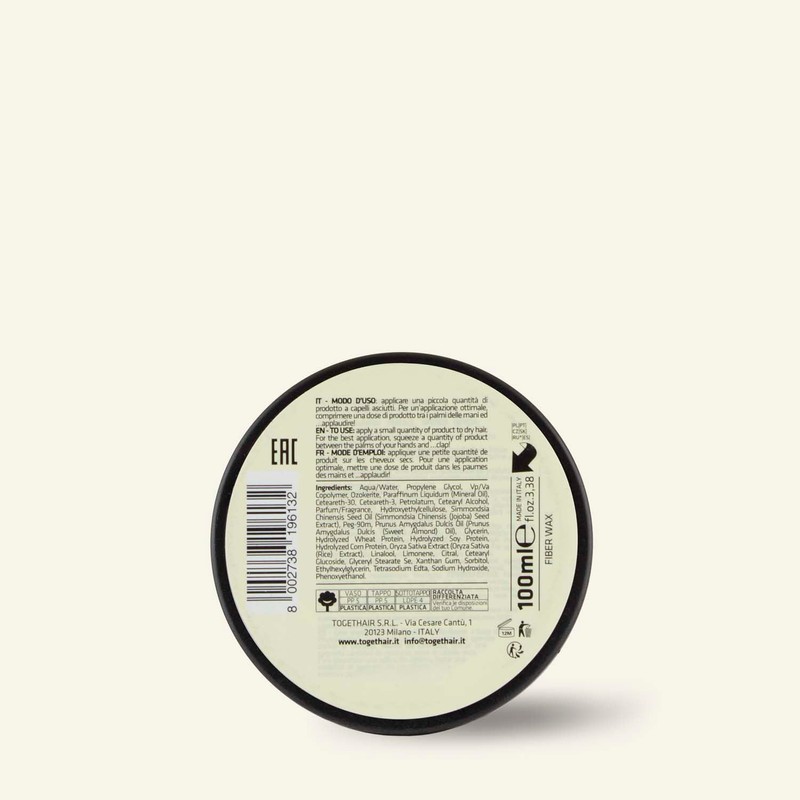 Brilliantine Lacche Togethair Fibre Wax Cera Cream Modelling a Tenuta