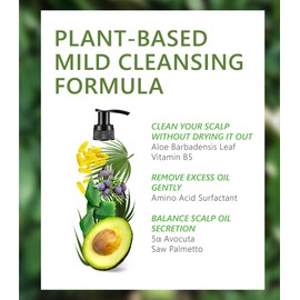 AROMASE Anti-Oil Essential Shampoo – Effective for Quickly Greasy Hair & Oily Scalp, Regulates Sebum Production – 400 ml