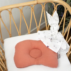 Sevira Kids - Ergonomic cushion made of cotton gauze, Jeanne made in France