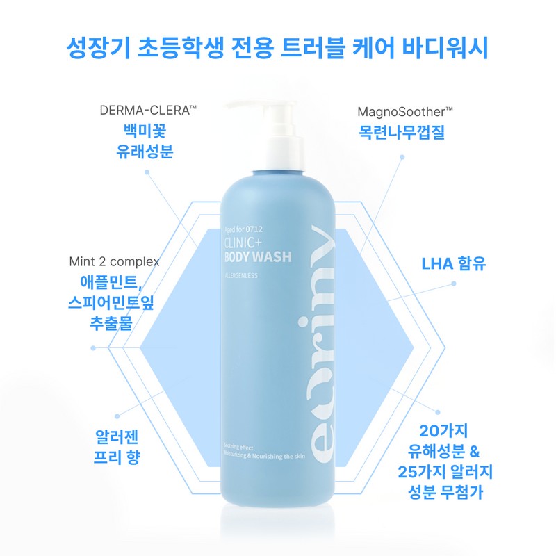 Arini 0712 Elementary school children’s clinic body wash