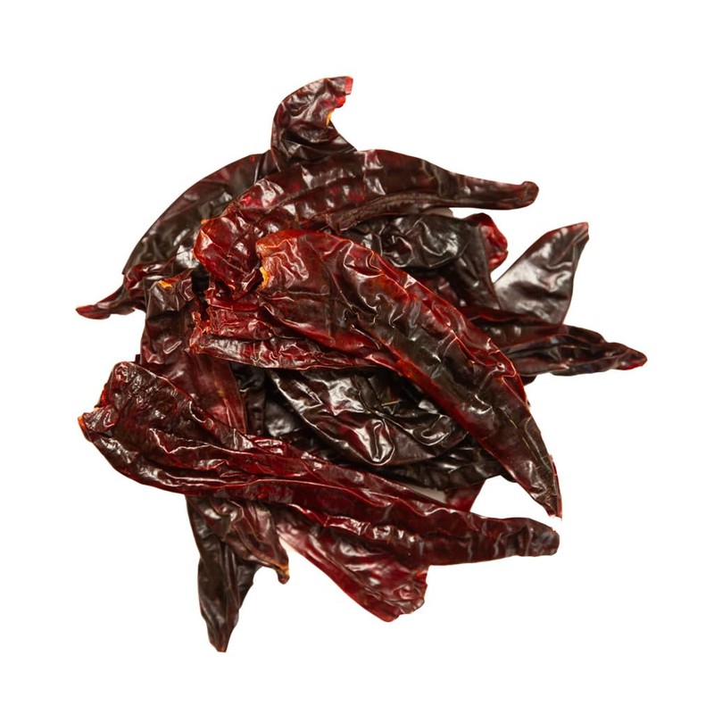 2lb California Dried Whole Chilies Peppers Bulk, Anaheim Chile Food