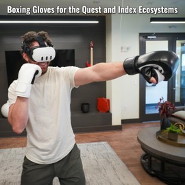 DeadEyeVR Ultimate Boxing Gloves - Updated Version and Improved Model VR Boxing Mitts Controller Accessory for Thrill of The Fight FitXR BoxVR - Rift S, Quest 2, Quest 3, Index