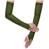 phnydreg Fingerless Gloves for Women (1, Dark Green, One Size)