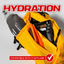 RAVERUNNER® Modular Fanny Pack & Anti-Theft Sling Bag for Men - Waist Bag with 8 Secure Pockets | Fanny Pack Men, Anti Theft (BLACKOUT)