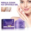 4Pcs Face Clean Gel Perilla Facial Skin Care Cleansing Hydrating
