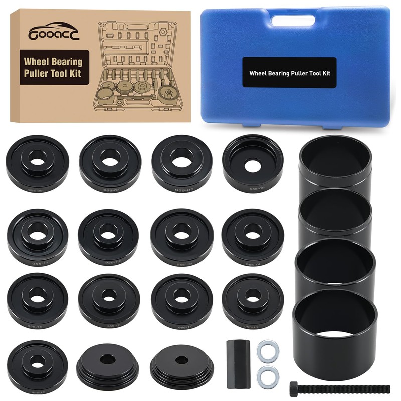 GOOACC Wheel Bearing Removal Tool Kit, 23PCS Wheel Bearing Press