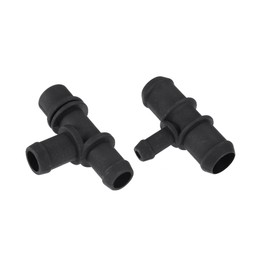 ACROPIX HVAC Heater Hose Tee Connector for Ford Transit Connect 2010-2013 / Heater Pipe Connector/Durable / 1 Set Black Car Parts