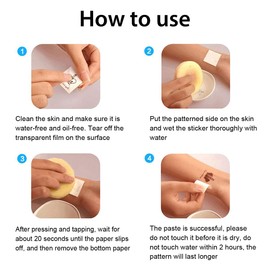 10 Sheets Unicorn Temporary Tattoo Set, Temporary Tattoos, for Birthday Party Bags, Party Decoration, Gift