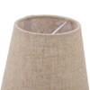 Small Lamp Shades,6Pcs Clip On Lamp Shade,Drum Linen Fabric Small