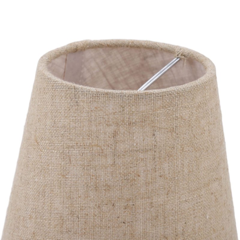 Small Lamp Shades,6Pcs Clip On Lamp Shade,Drum Linen Fabric Small
