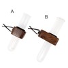 LVBRT 2 PCS Car Propagation Vase Vent Clip, Black Walnut