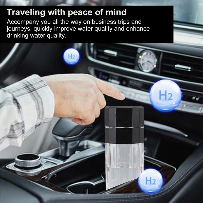 Hydrogen Water Bottle with Colorful Lights Platinum Titanium Electrode 2