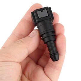 Car Gas Fuel Inline Line Hose Pipe,Plastic Tube Quick Release Coupler Connector, Fuel Pipe Fittings Suitable Replacement for 8mm Auto Fuel Line