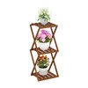 Furinno Tioman Outdoor Toolless Multipurpose Folding Display Shelf, Plant Stand,