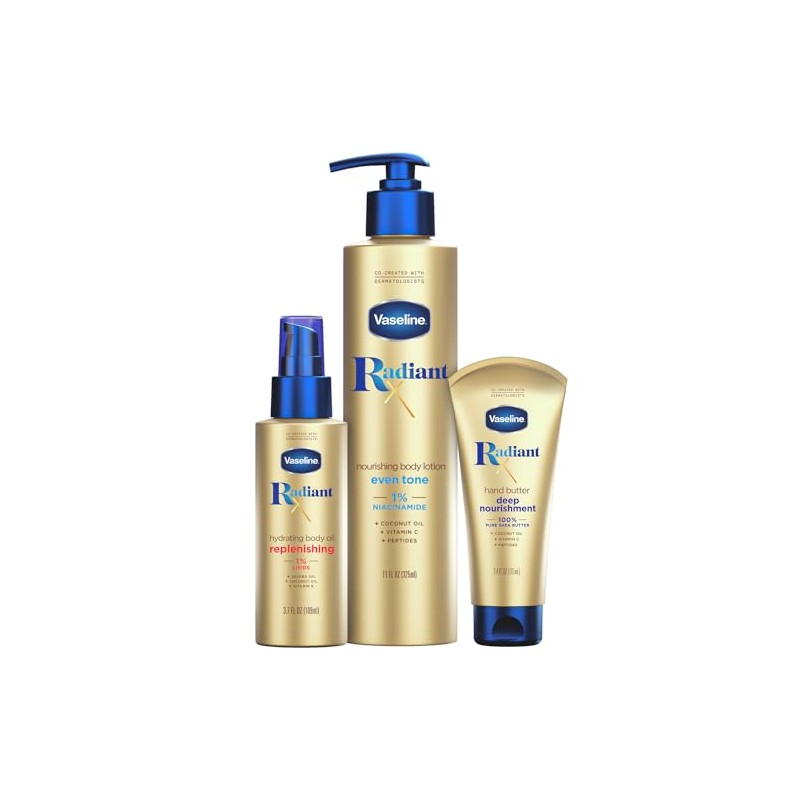Vaseline- Set de cuidado de la piel Radiant X: loción
