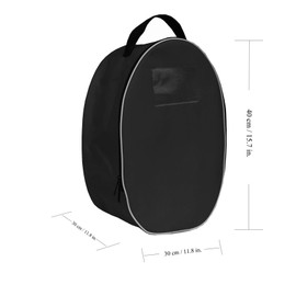 LEONARK Fencing Epee Foil Saber Mask Protective Bag - Portable Handbag - Storage Bag for Fencing Mask (Black Pro)