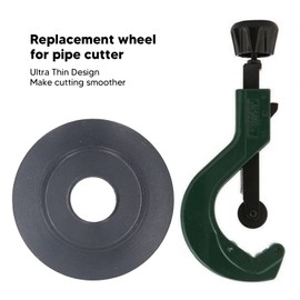 Pipe Cutter Wheel Set of 10, Replacement Wheels for Pipe Cutters 18 mm OD 5 mm ID 3.8 mm Thin Manganese Steel Hose Cutter Pipe Cutter Wheel for Copper and Aluminium Pipes