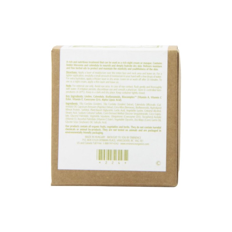 Eminence Linden Calendula 2oz Treatment Cream - Hydrating Moisturizer for