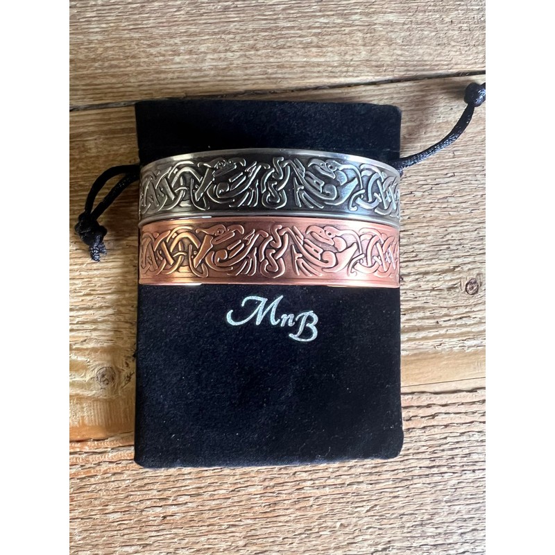 Mnb Magnetics Pure Copper Celtic Style with an Intricate Eagle/Bird