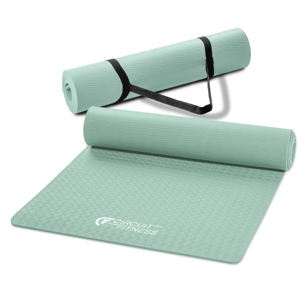 Circuit Fitness by Marcy 1/4-inch (6mm) Non Slip Multi-Purpose Exercise