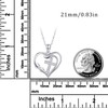 Cross Necklace/Bracelet/Earring for Women 925 Sterling Silver Heart Infinity Pendant