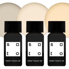 soto Paint Touch Up, Set of 3, 10mL Appliance + Porcelain, High-Gloss Finish (Beiges) - Beige Enamel Porcelain + Bathtub Repair for Tub, Tile, Sink, Stove, Appliances, Interior/Exterior