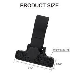 scottchen PRO RV Awning Clamps 6-1/4'' RV Awning de-Flapper for Fasten and Protect Awning from Rips and Tears-1 Pair