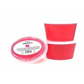 3 Pack Pomegranate Aroma Gel Melts for Warmers and Burners by The Gel Candle Company Peel, MELT and Enjoy