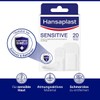 Hansaplast Sensitive Plasters, Pack of 20, Skin-Friendly and Hypoallergenic Wound