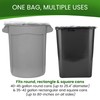 Betta 40-45 Gallon Clear High-Density Trash Bags, 150 Count Box,