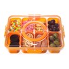 Divided Serving Tray with Lid and Handle - Snackle Box