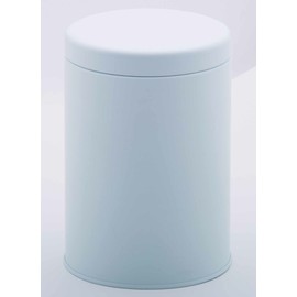 Takada Coffee Canister, Made in Japan, Coffee & Tea Canister, 7.1 - 8.8 oz (200 - 250 g), Moisture-Proof Ring Can with Sealing (Steel), Utility Model Registration, White Mat (White, Matte)