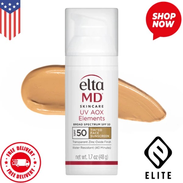 Elta MD UV AOX Elements Broad Spectrum SPF 50 Tinted