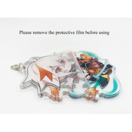 YJacuing Genshin Impact Cute Acrylic Keychain Figure (Kaedehara Kazuha)