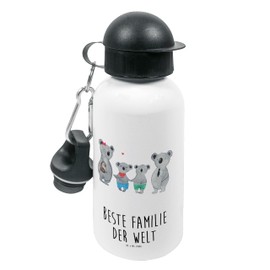Mr. & Mrs. Panda Children's Drinking Bottle Koala Family Two - Gift, Koala Family, Grandpa, Mum, Kids, Grandma, Boys, Nursery Bottle, Family Life