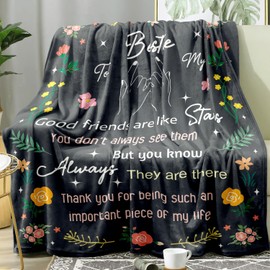 Best Friend Birthday Gifts for Women, Bestie Gifts Throw Blanket, 50"x60"