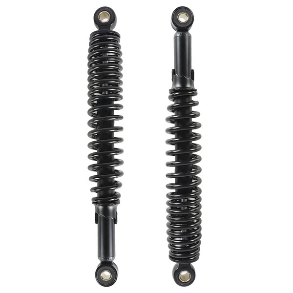 1Pair Black Rear Shocks 335mm Eye to Eye Motorcycle Absorber