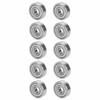 10Pcs Ball Bearings Stainless Steel WearResistant Quiet Skateboard Driver Accessories