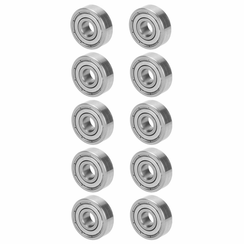 10Pcs Ball Bearings Stainless Steel WearResistant Quiet Skateboard Driver Accessories