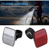 2Pieces Bicycle Reflectors Bicycle Cycling Light Reflector Rear Front For