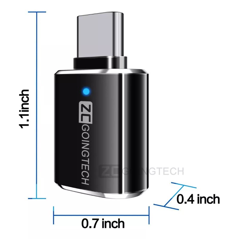 Zcgoingtech Adaptador Otg Usb Tipo C A Usb 3.0 5gbps