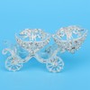Rhinestone Decorated Pumpkin Carriage Jewelry Box Metal Crafts Gift Tabletop