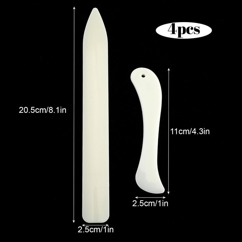 4 Pcs Bone Folder Paper Folding Tool Bone Folder Tool
