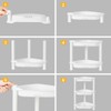 ELYKEN 4 Tier Shower Caddy Organizer Shelf Corner, 14.4 x