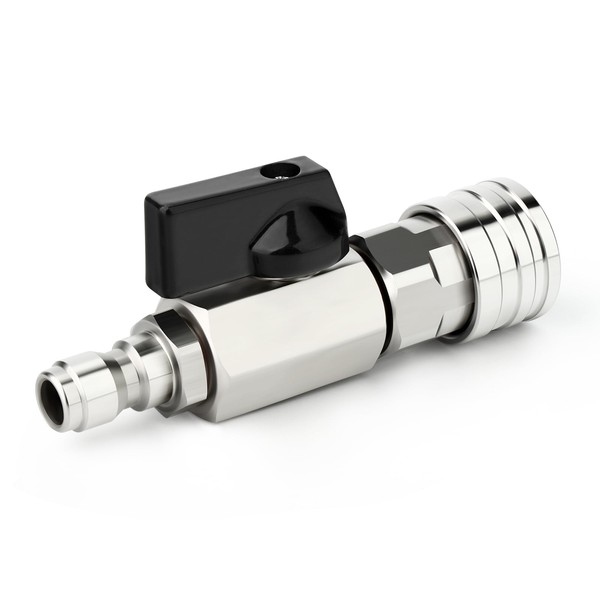 TAISHER 1/4" NPT 304 High Pressure Ball Valve Kit for