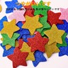 Stoooduo Glitter Star Sticker Glitter Glitter Sticker Decoration Sponge Educational