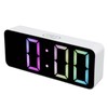 LED Clock Dual Mode Auto Dimming Temperature Display Snooze Function