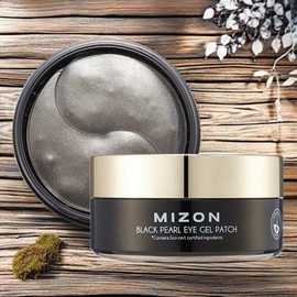 Mizon Eye Lifting Dark Circles Eye Area Recovery Black Pearl Eye Gel Patches, 4 Pieces, 60 Pieces / 미즈온 아이 리프팅 다크서클 눈가 회복 블랙 펄 아이겔 패치 4개 60개입