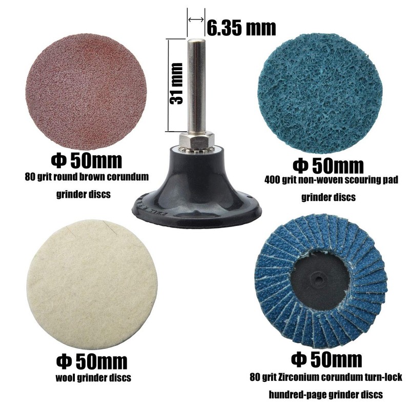 PROSHI 1/4 inch angle air die grinder with 4 pcs
