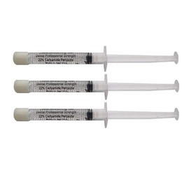Teeth Whitening Gel Syringe Dispensers 22% Carbamide Peroxide, Tooth Bleaching Gel Multiple Quantities Available (3 ml, 3)